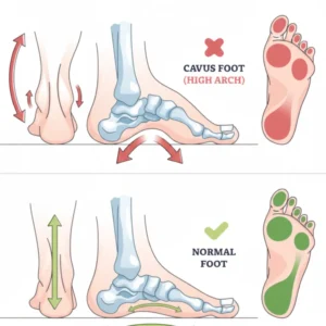 Pes Cavus Custom Made 3D Insole