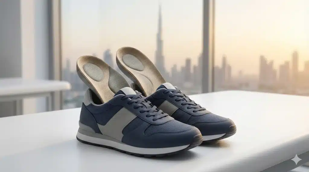 Custom made insoles in Dubai by Steps Creators for foot pain relief