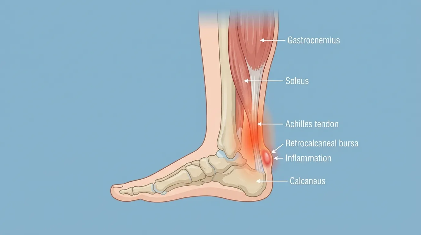 Custom Achilles tendon support insole by Steps Creators Dubai