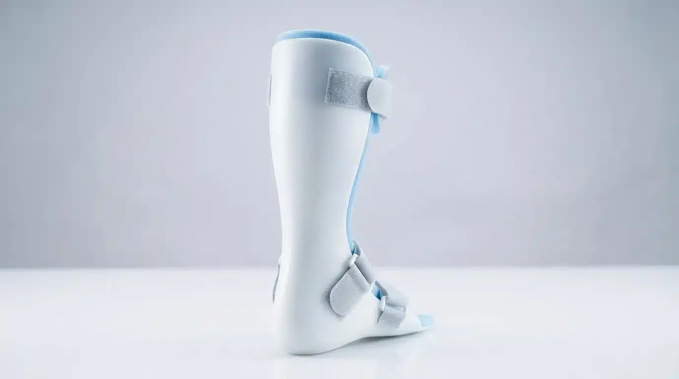 Custom polypropylene ground reaction ankle-foot orthosis GRAFO brace by Steps Creators Dubai