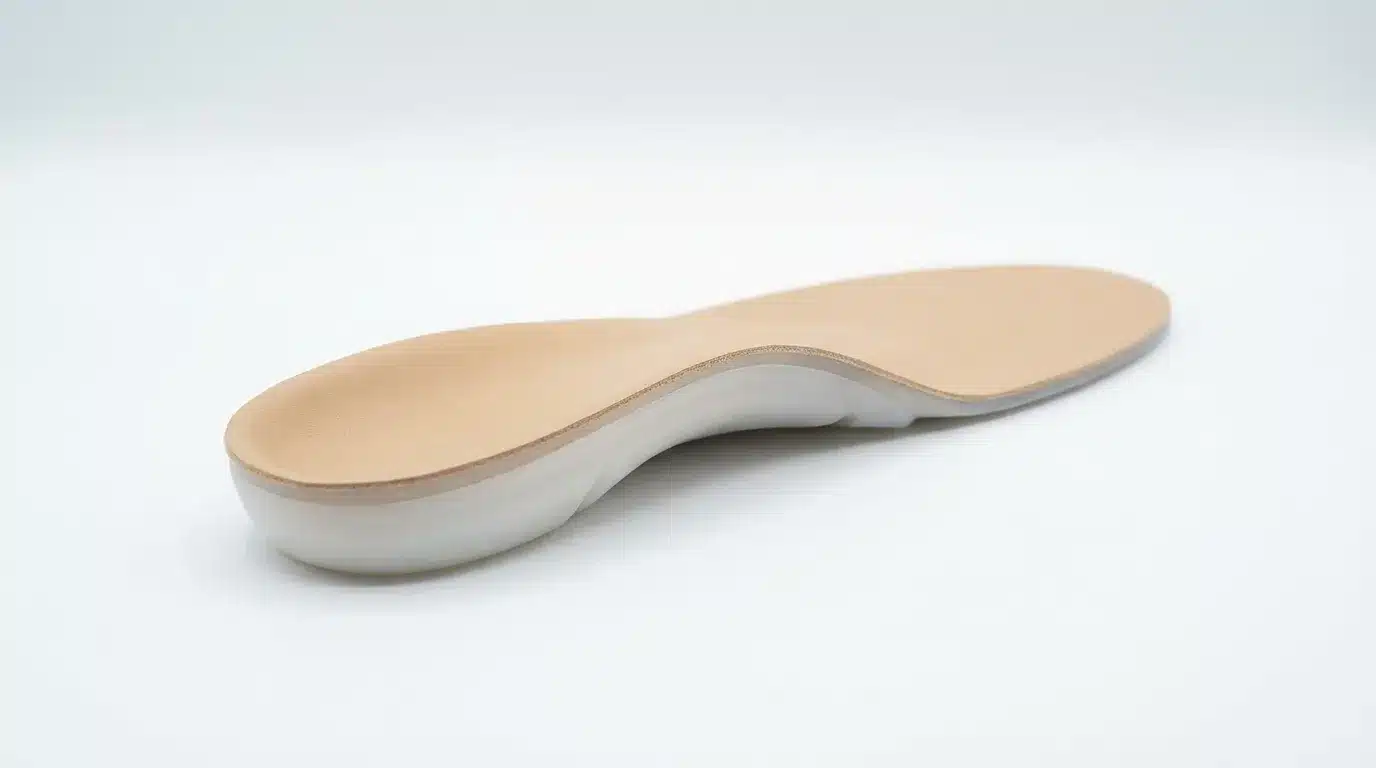 Custom made plantar fasciitis insole by Steps Creators Dubai