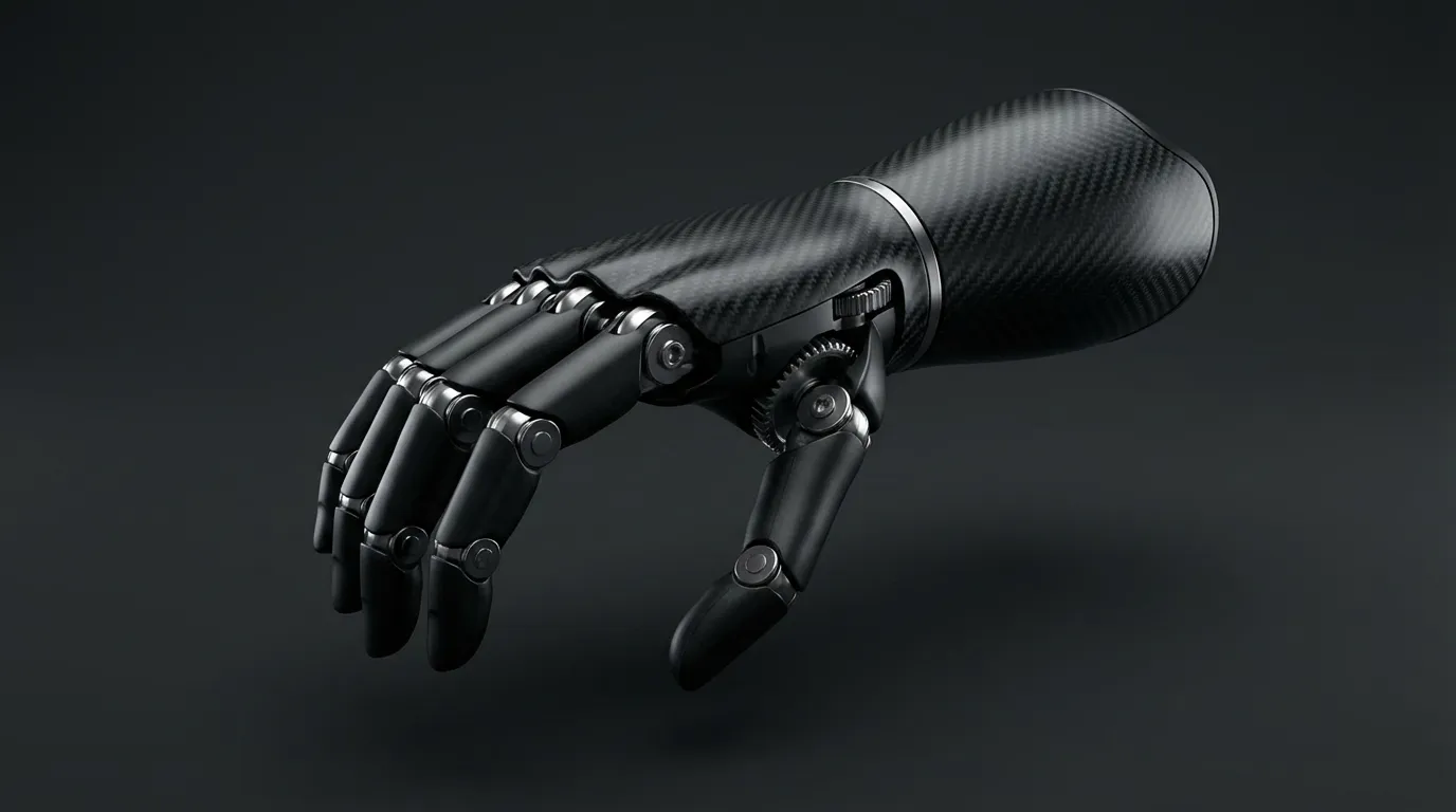 Custom myo electric prosthetic hand by Steps Creators Dubai — myoelectric bionic hand for upper limb amputees