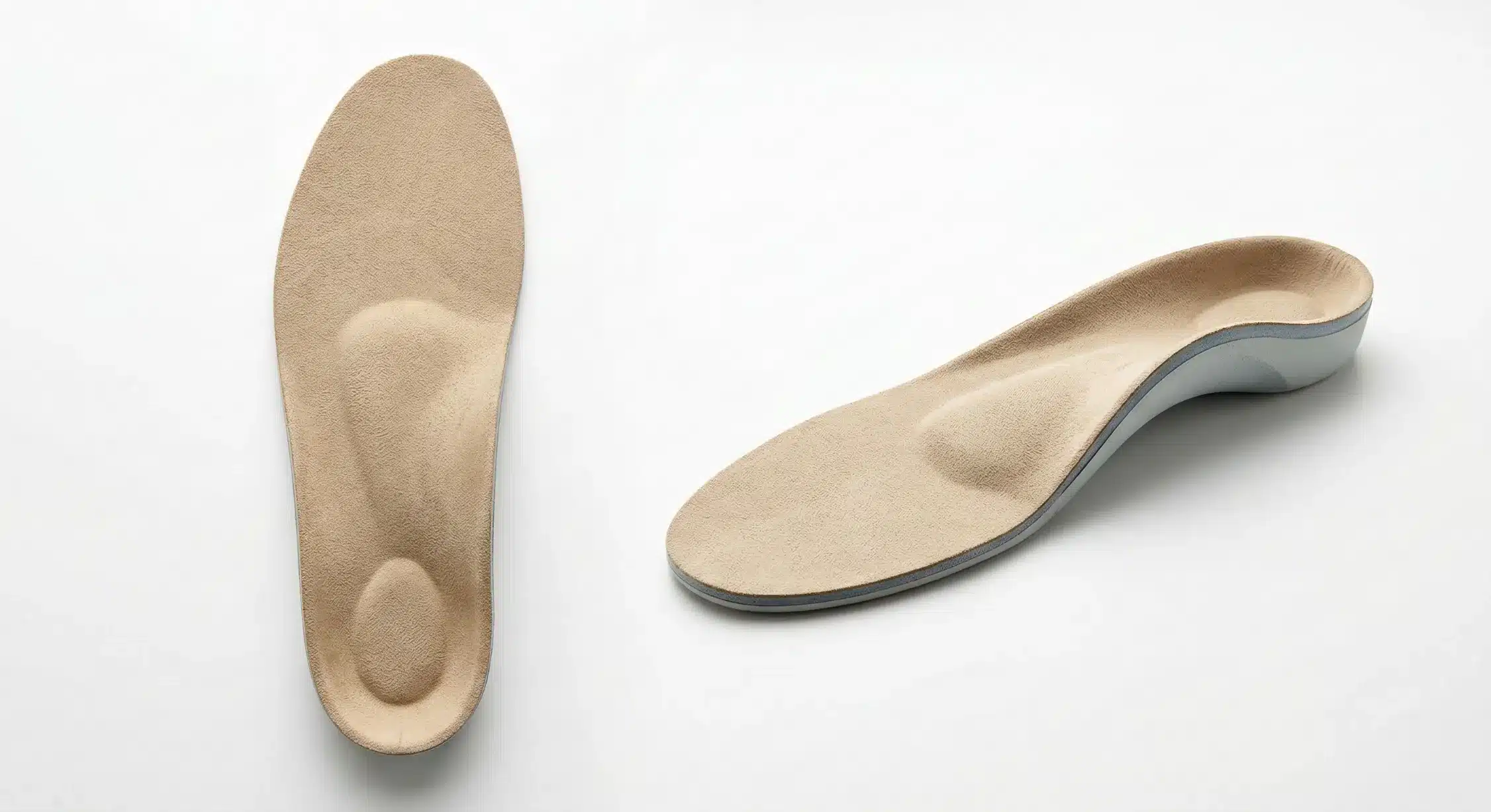 Custom made insole for plantar fasciitis heel pain relief by Steps Creators Dubai