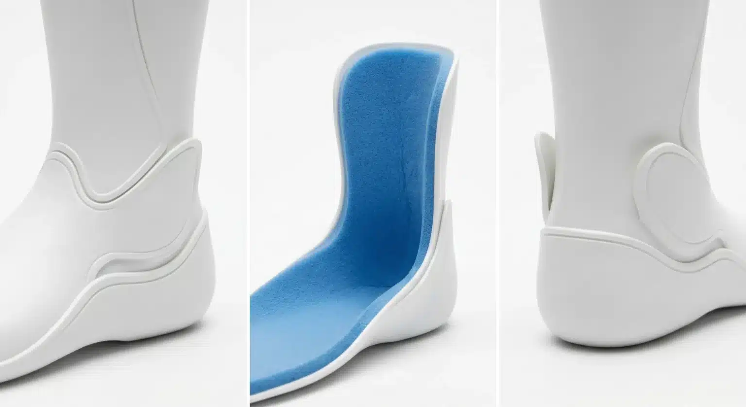 Close-up of Pro Knee Cap showing 4-way stretch knit and patella support design