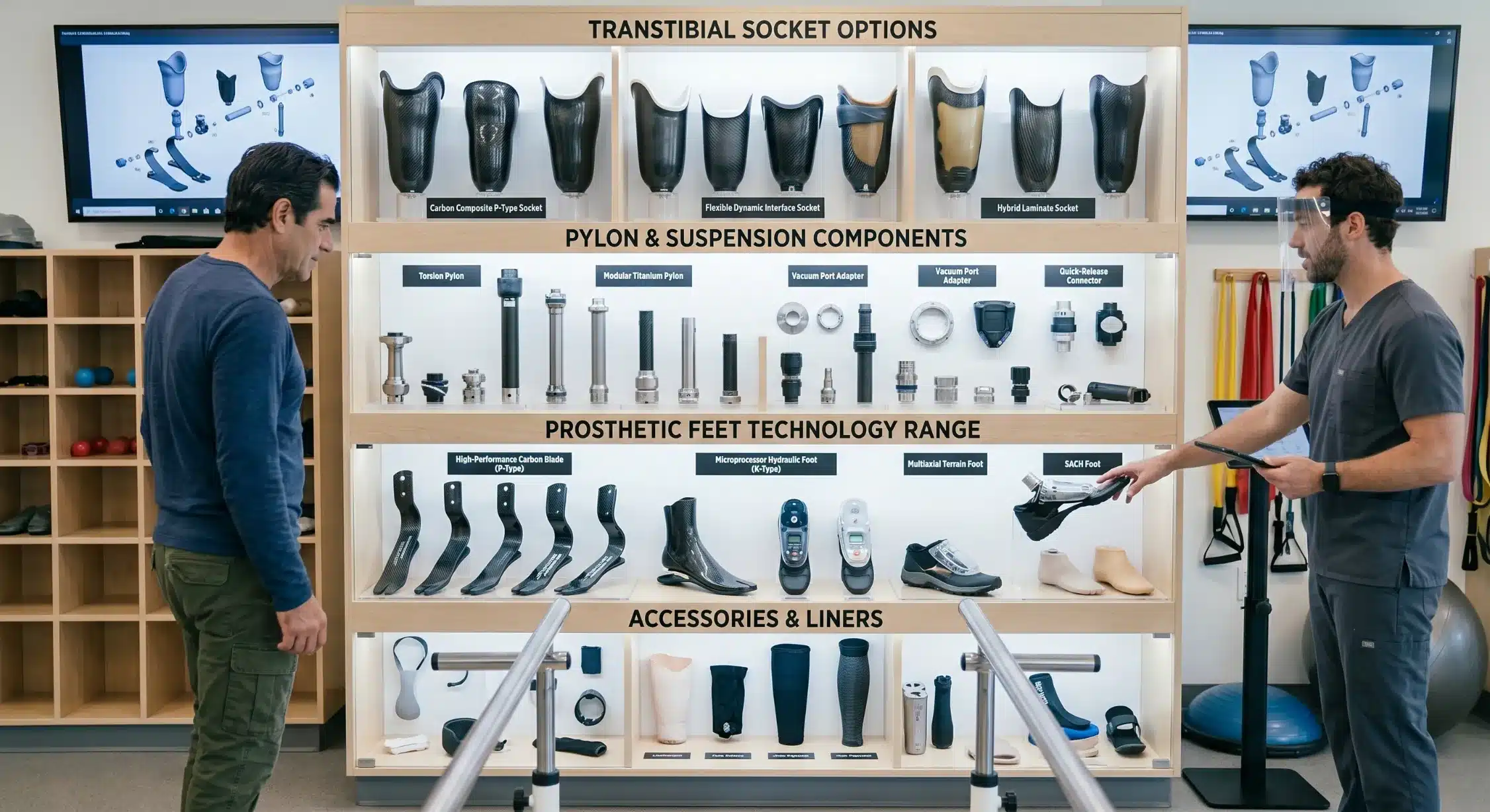 Cost depends mainly on the foot and suspension chosen