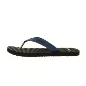 Tamik Men Casual V-strap Slippers BLACK-DK-BLUE